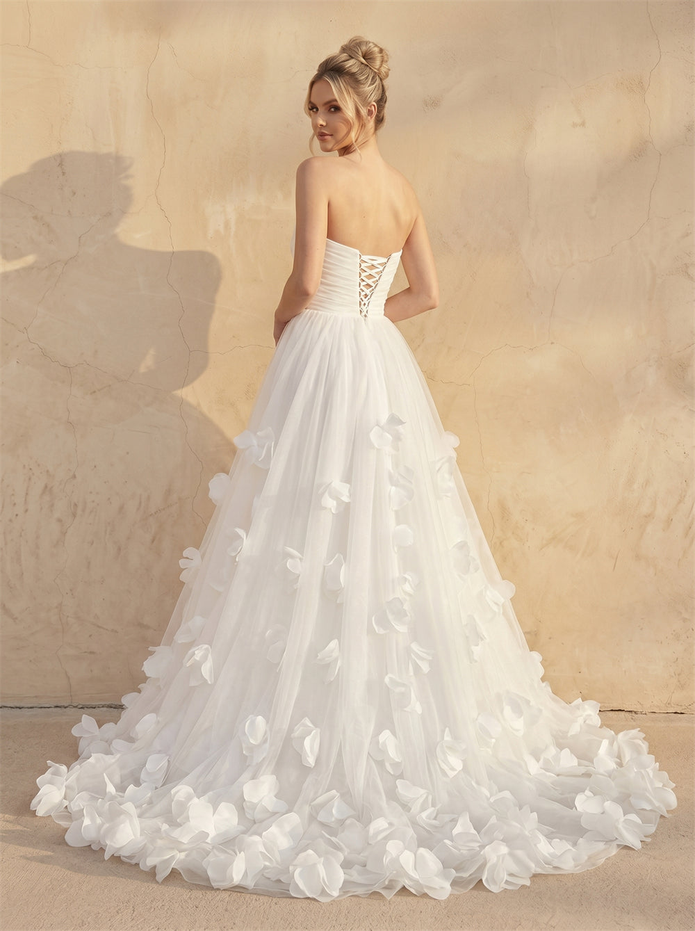 Off Shoulder Draped Beaded Spaghetti Strap Long Sleeve Satin Mermaid Wedding Dress Fitted Elegant Bridal Dress